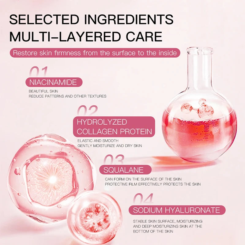 Korean Super Hydrating Salmon PDRN Essence Refreshing, Easily Absorbed Facial Plumping Portable Serum Multi-effect Firming Serum