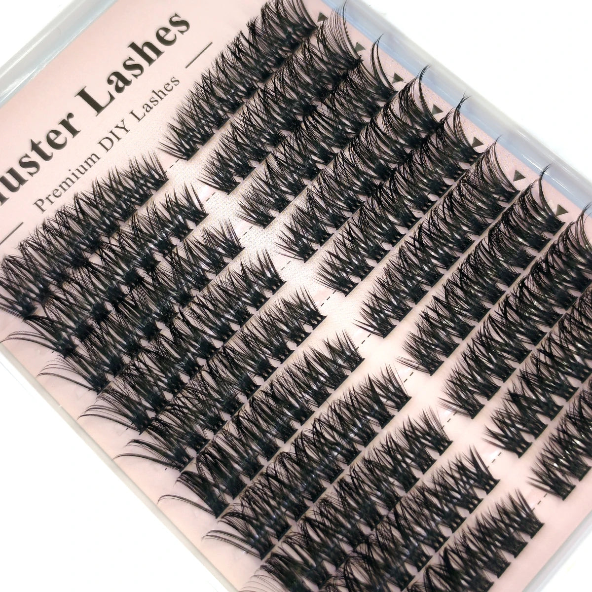 60row DIY Lash Extension Kit Clusters Individual Eyelashes Kit Mix Styles 10-18mm with Bond and Seal Eye Makeup Tool