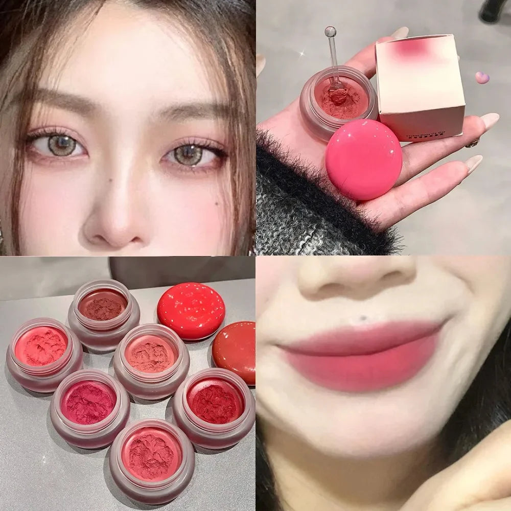 Labial Multifuncional Mate Waterproof – Tinte Rubor Arcilla Larga Duración Sin Manchas