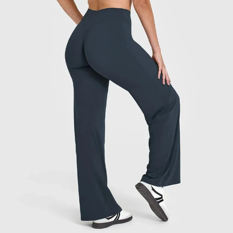 Pantalón Yoga Recto STOUREG - Mujer Tiro Medio Suave