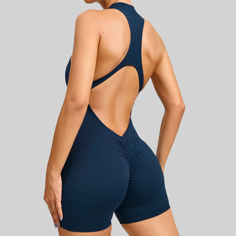 Mameluco Deportivo Sin Mangas Mujer | Traje Entero para Yoga y Gimnasio