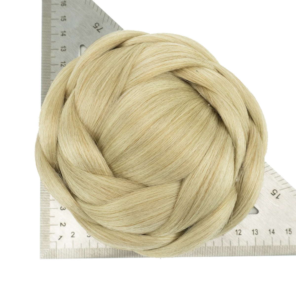 Moño Chignon Sintético Trenzado Soowee – Extensión de Cabello con Clip | Gris y Colores para Mujer