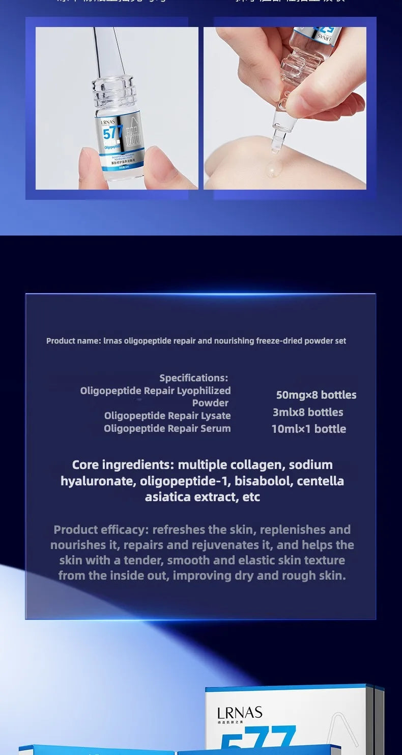 VC Oligopeptide Retinol Lyophilized Powder Face Serum Anti Aging Brightening Moisturizing Essence for All Skin Skincare