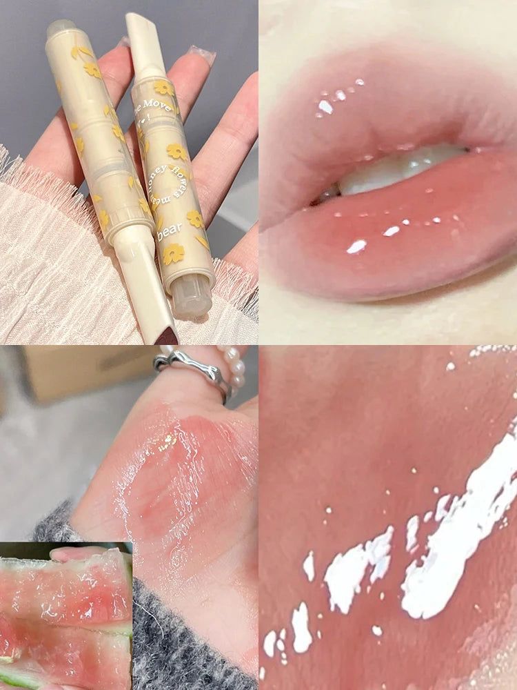 Labial Miel Floral Hidratante – Brillo Espejo Jalea Larga Duración