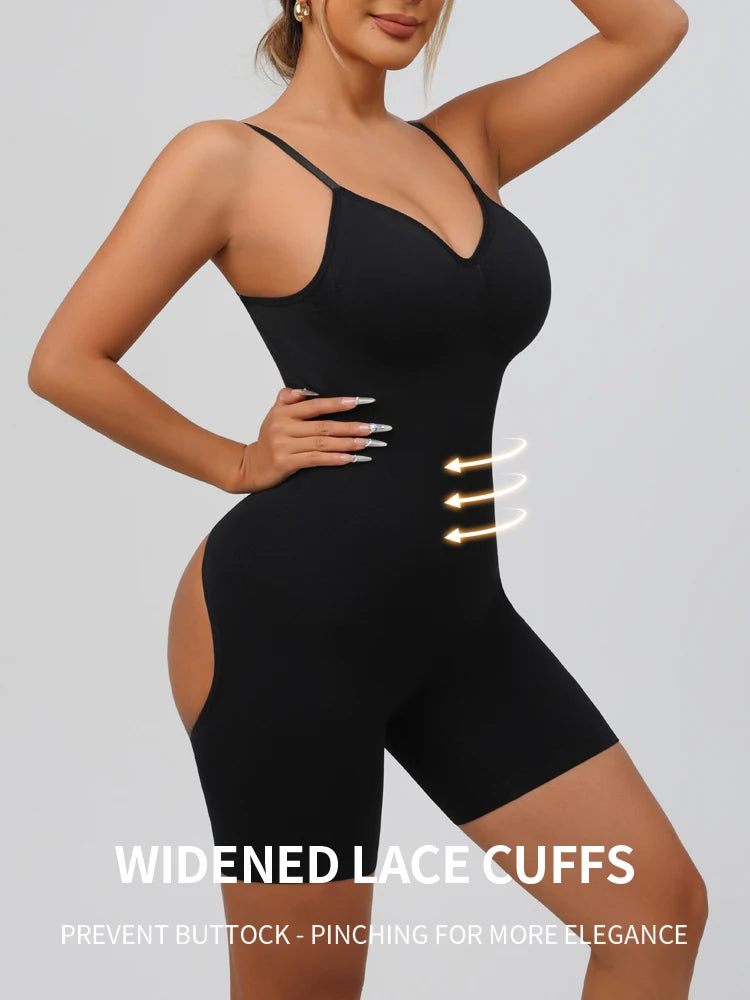 Faja Colombiana Bodysuit Mujer – Control Abdomen Realza Glúteos Sin Costuras