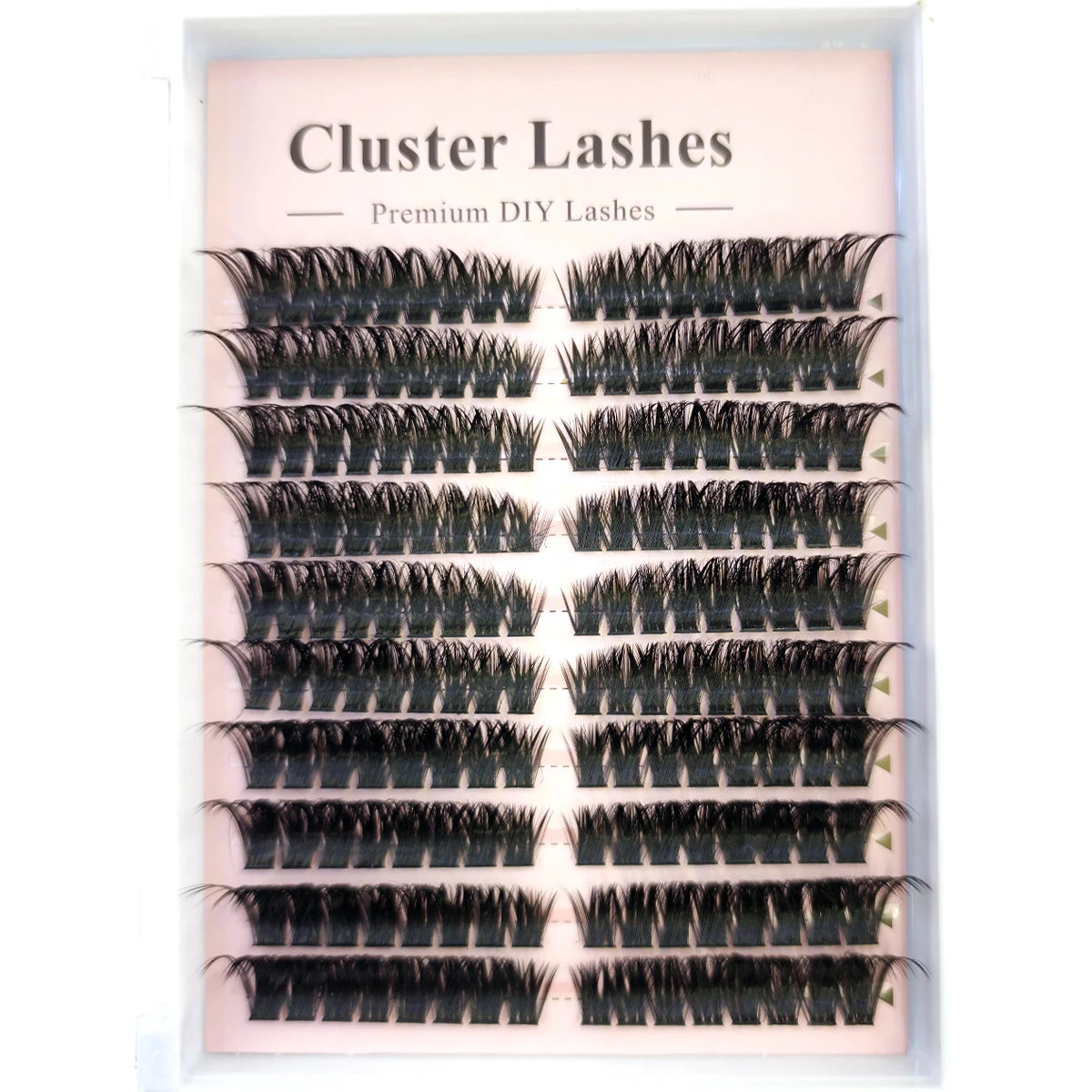 60row DIY Lash Extension Kit Clusters Individual Eyelashes Kit Mix Styles 10-18mm with Bond and Seal Eye Makeup Tool