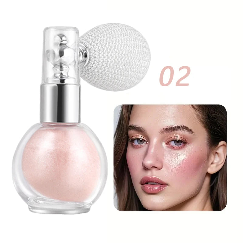 Body high gloss glitter spray, which can repair and brighten the face and body, and create a shiny makeup and luster effect