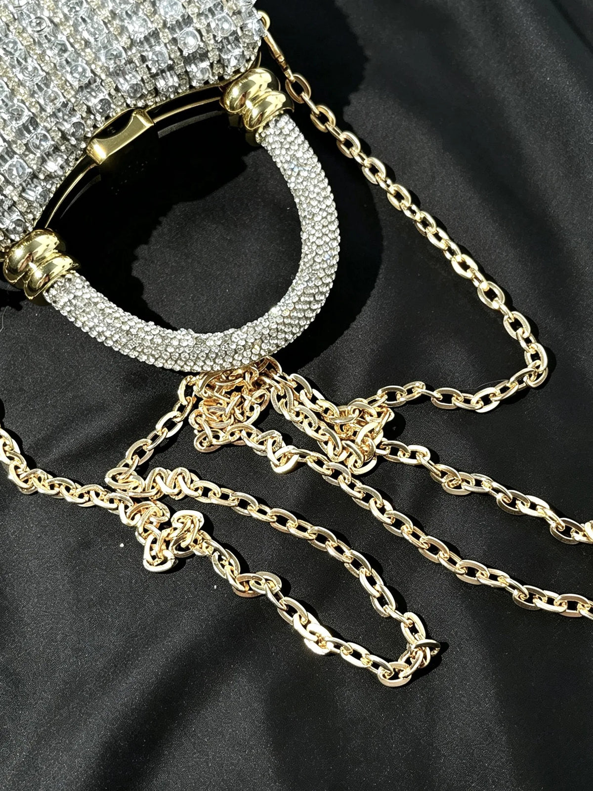 Bolso Rígido de Fiesta con Pedrería para Mujer, Varios Colores