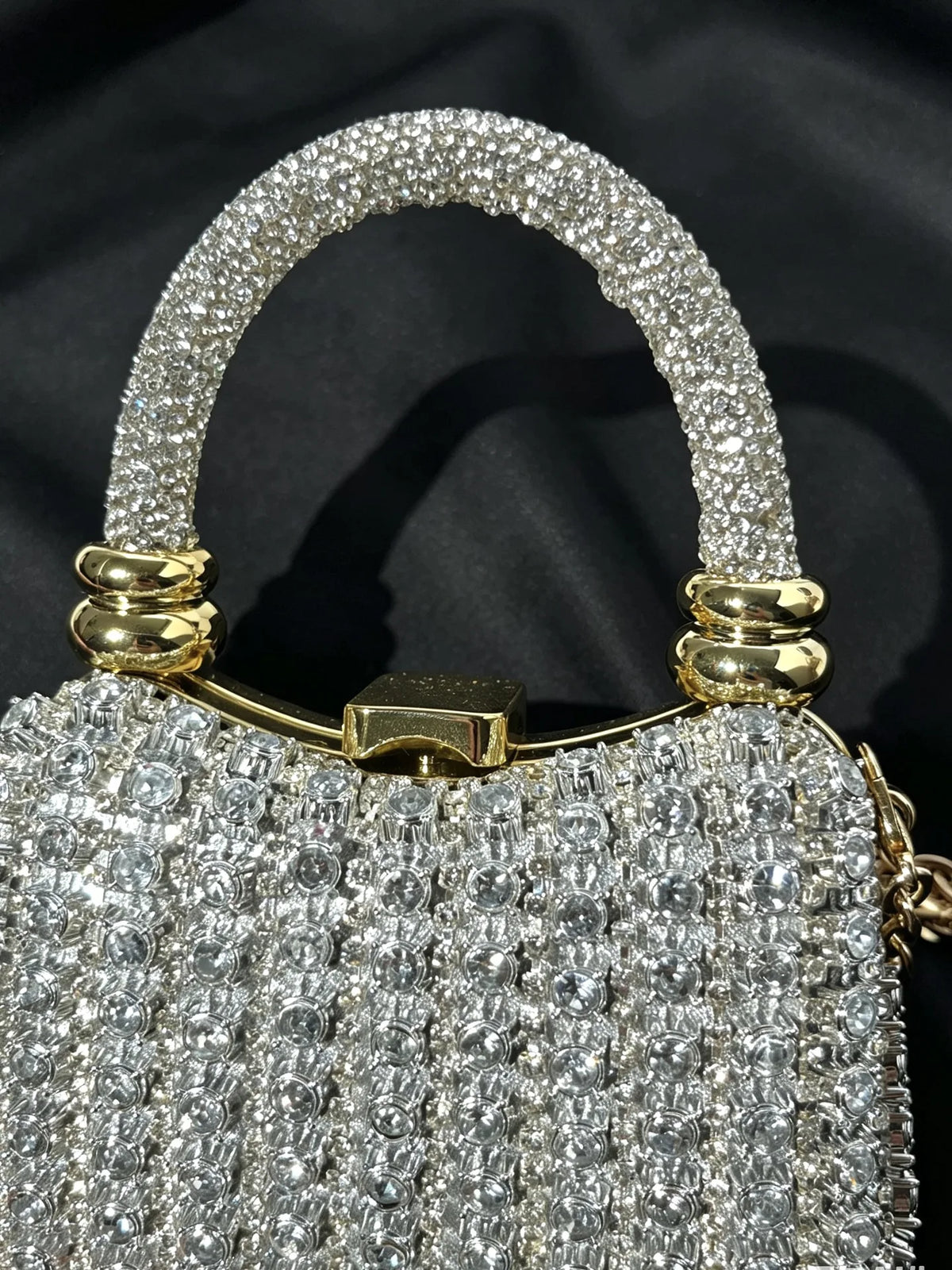 Bolso Rígido de Fiesta con Pedrería para Mujer, Varios Colores