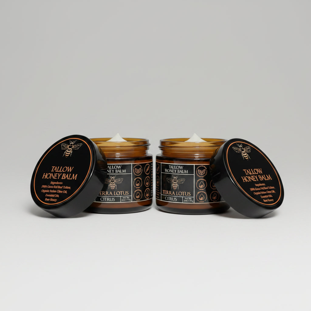 Crema Nutritiva de Sebo y Miel de Manuka | Hidratación Profunda para Piel Seca 60g