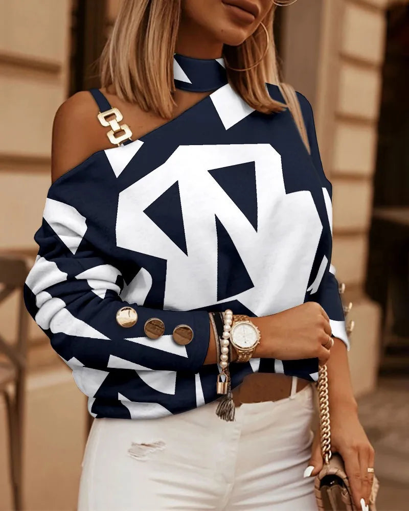 Blusa Casual Holgada Mujer