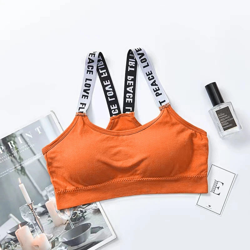 Top Deportivo Mujer – Bra Fitness Yoga Gym Acolchado Push Up Sin Costuras