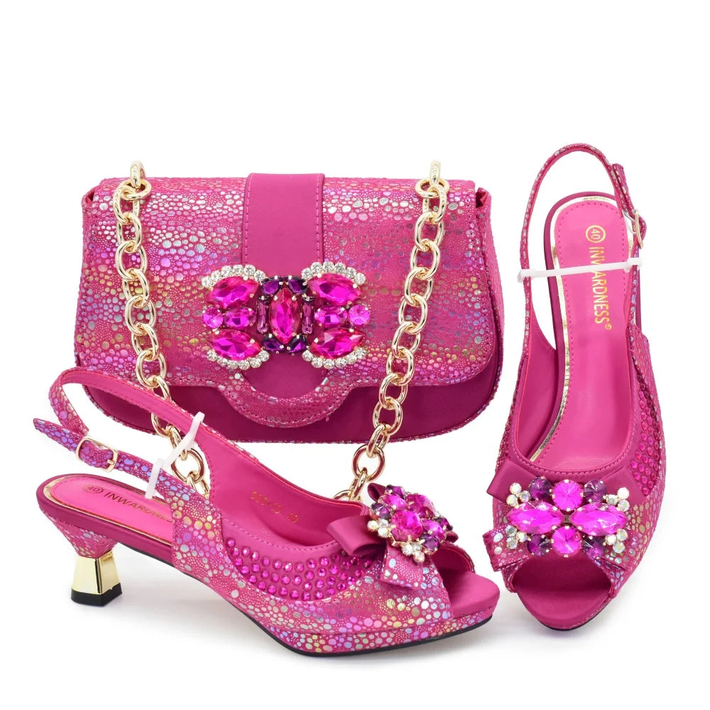 Set Zapatos y Bolso Mujer Estilo Italiano - Diseño Fashion 2026