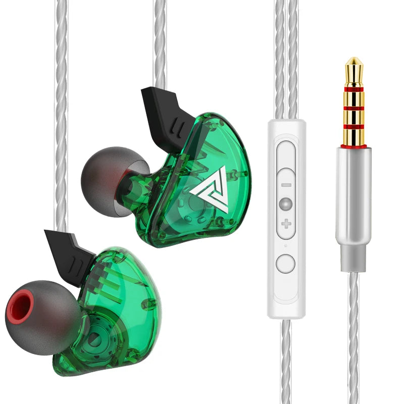 Audífonos con Cable QKZ AK6 | Sonido de Alta Fidelidad In-Ear