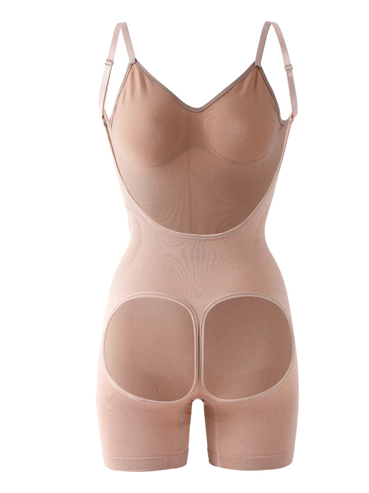 Faja Colombiana Bodysuit Mujer – Control Abdomen Realza Glúteos Sin Costuras