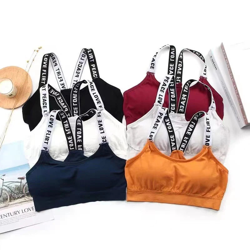 Top Deportivo Mujer – Bra Fitness Yoga Gym Acolchado Push Up Sin Costuras