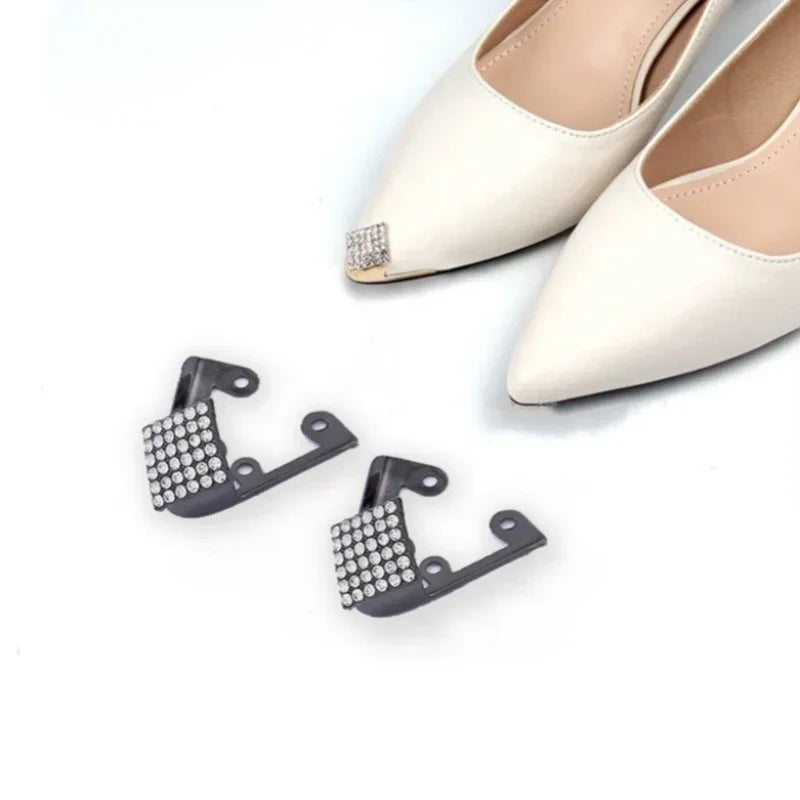 Protector de Punta para Zapatos - Tapa Metal Antidesgaste Cuero Plano