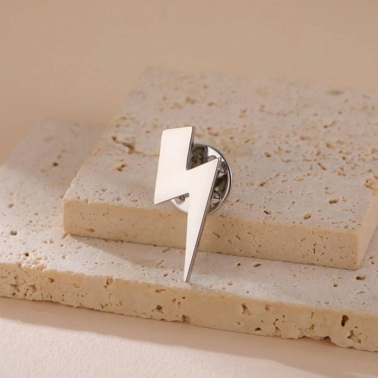 Broche Pin Rayo Mini Acero Inoxidable Unisex