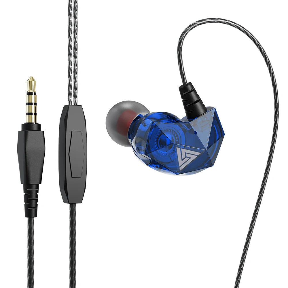 Audífonos con Cable QKZ AK6 | Sonido de Alta Fidelidad In-Ear