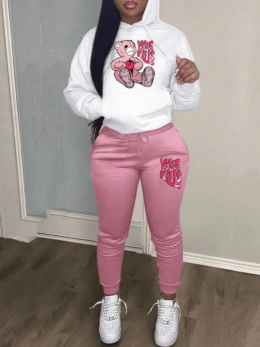 Conjunto Sudadera y Pantalón 2 Piezas Mujer