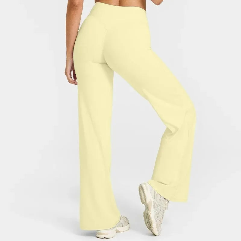 Pantalón Yoga Recto STOUREG - Mujer Tiro Medio Suave