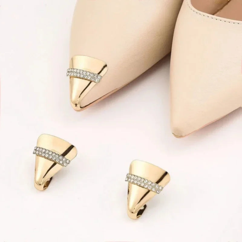 Protector de Punta para Zapatos - Tapa Metal Antidesgaste Cuero Plano