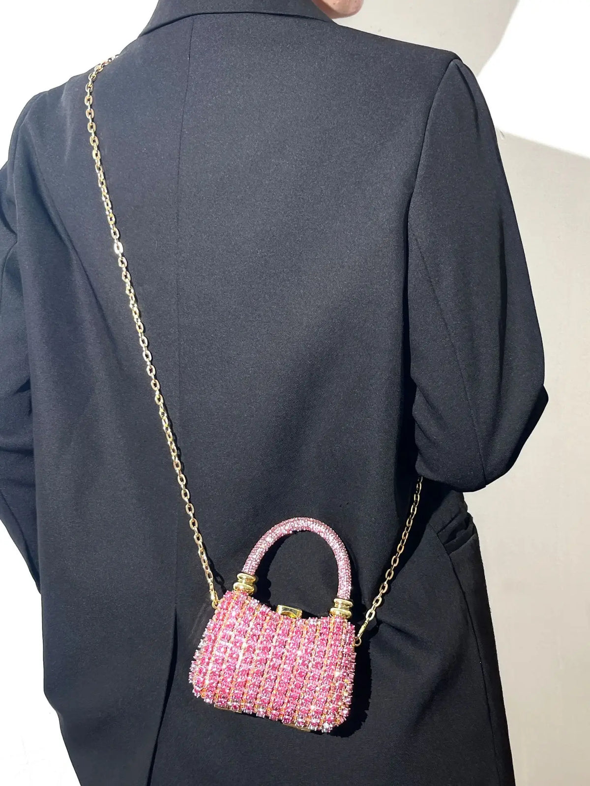 Bolso Rígido de Fiesta con Pedrería para Mujer, Varios Colores