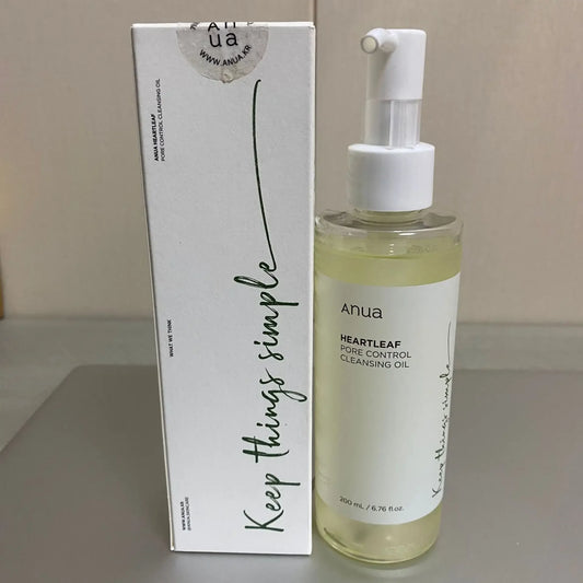 Aceite Limpiador Anua Heartleaf 200ml | Control de Poros K-Beauty