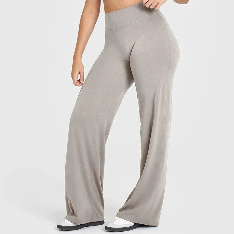 Pantalón Yoga Recto STOUREG - Mujer Tiro Medio Suave