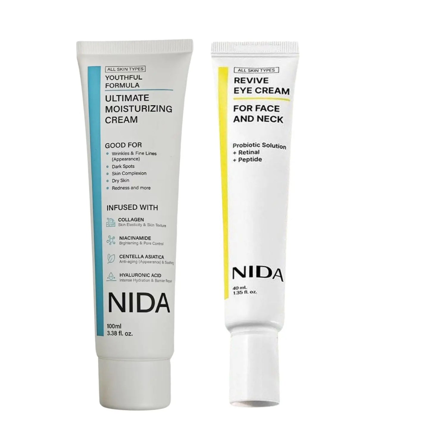 NIDA Crema Facial Retinol + Propóleo – Hidratante, Antiedad y Repara Barrera Cutánea 100ml