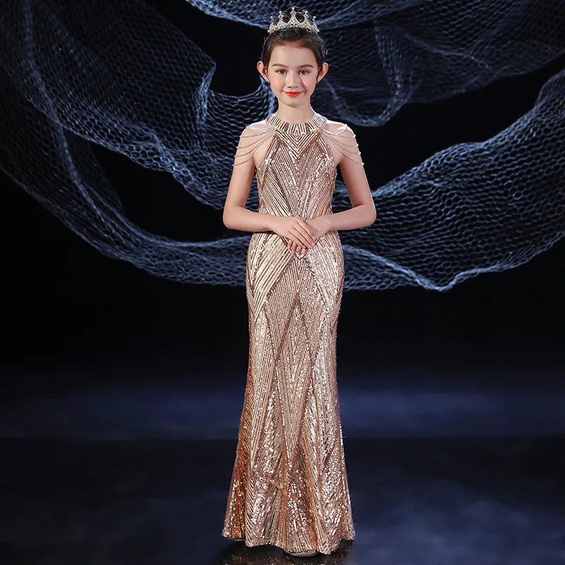 Vestido de Gala para Niña con Lentejuelas – Varios Estilos