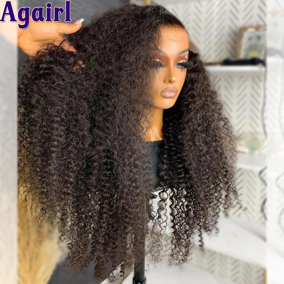 Peluca Curly Honey Blonde 13x6 | Cabello Humano Ombre 200% Densidad Glueless