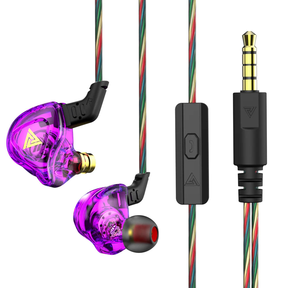 Audífonos con Cable QKZ AK6 | Sonido de Alta Fidelidad In-Ear