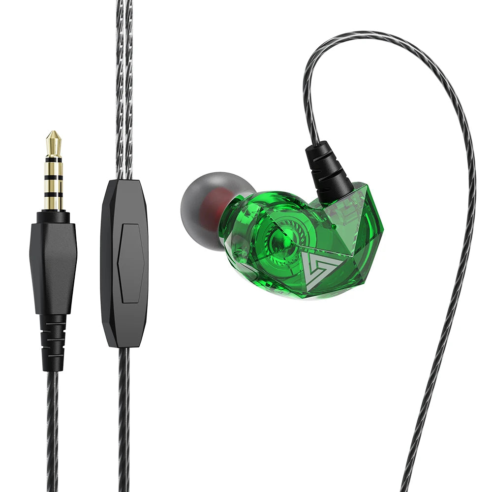 Audífonos con Cable QKZ AK6 | Sonido de Alta Fidelidad In-Ear