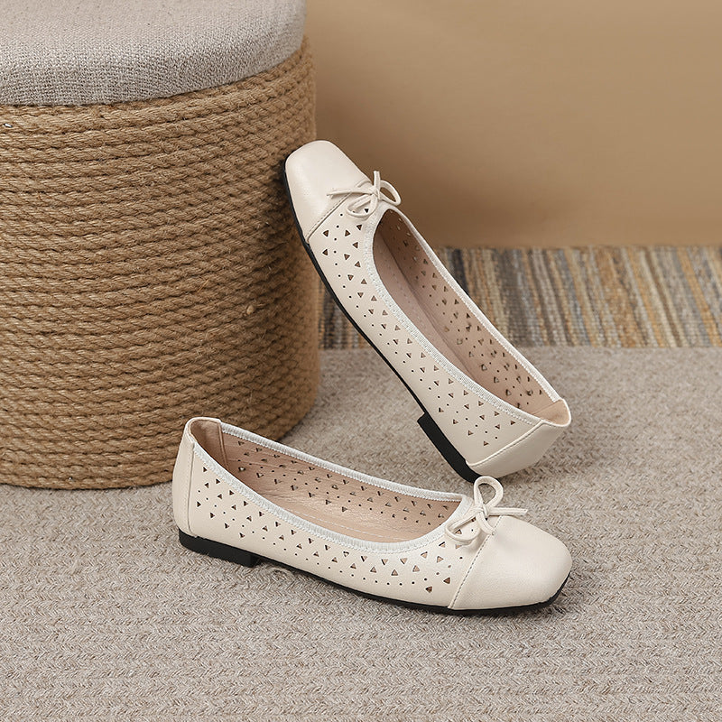 Zapatos Planos Sin Cordones Mujer - 4 Temporadas Talla Grande Cómodos