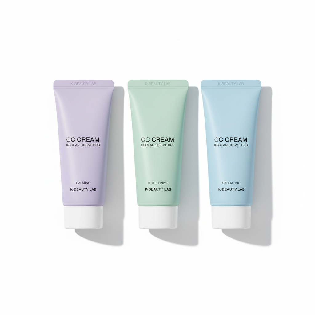 CC Cream variantes flat lay