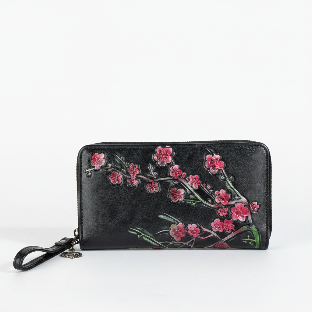 Clutch negro fondo blanco