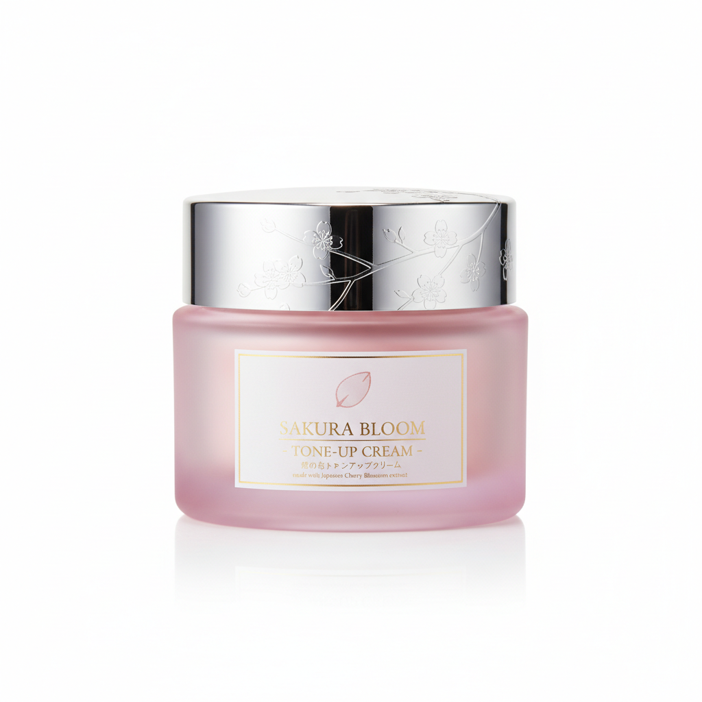 Crema Sakura fondo blanco