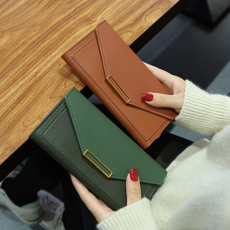 Monedero Retro Multifuncional con Hebilla - Estilo Coreano y Japonés