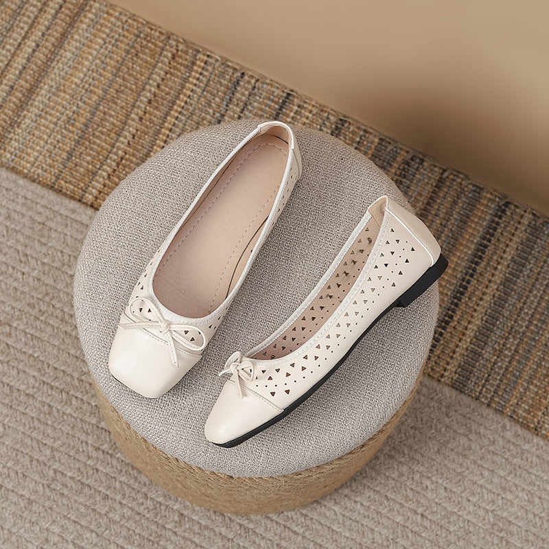Zapatos Planos Sin Cordones Mujer - 4 Temporadas Talla Grande Cómodos