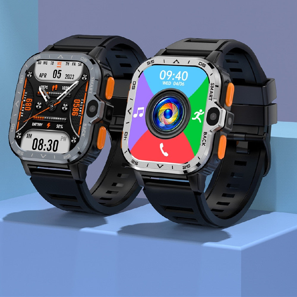 Smartwatch con WIFI, Cámara y Llamadas Bluetooth - NFC, Monitor Cardíaco y Resistente al Agua