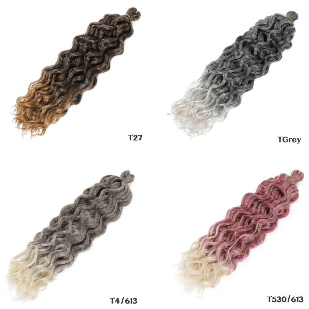 Cabello Crochet Ocean Wave – Estilo Hawaii Multicolor