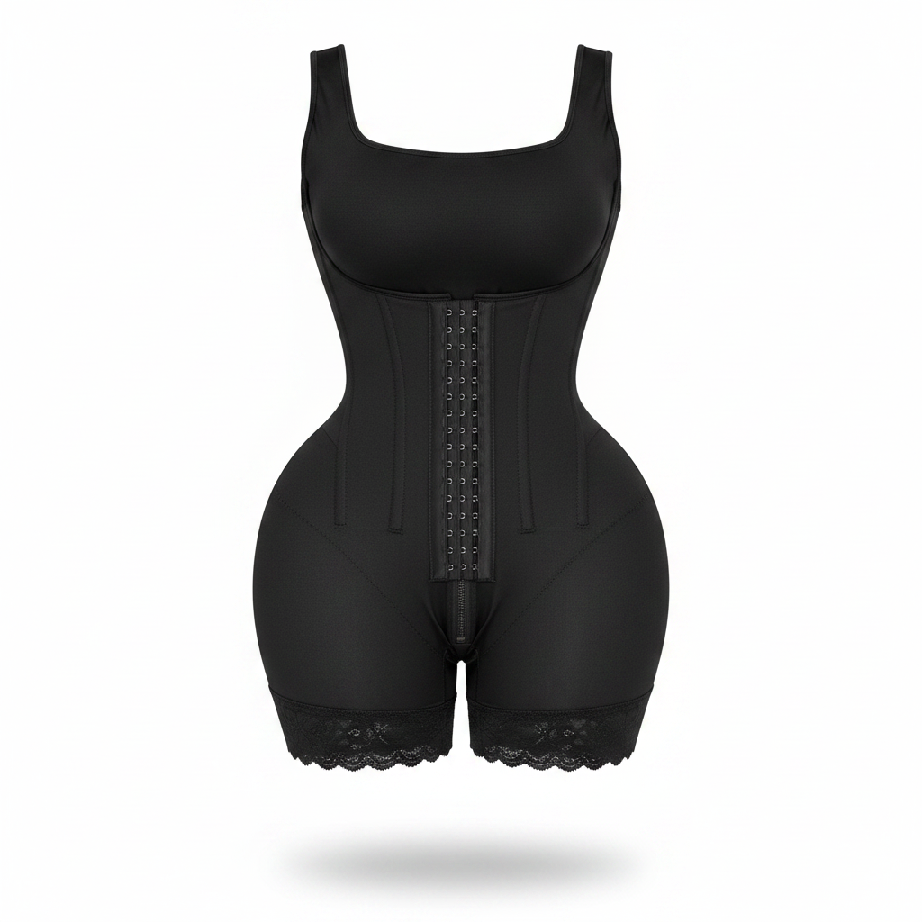 Faja negra fondo blanco