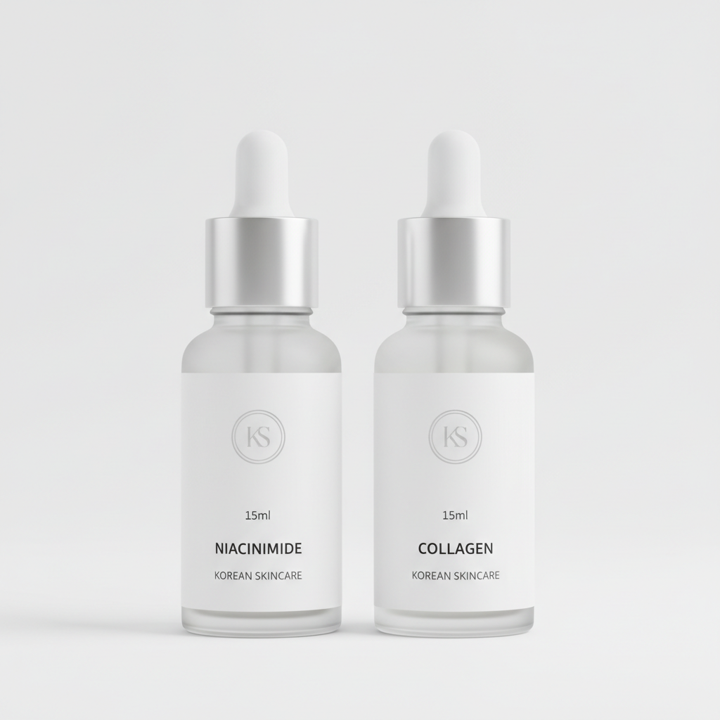 Sérum niacinamida y colágeno ENVISHA 15ml fondo blanco