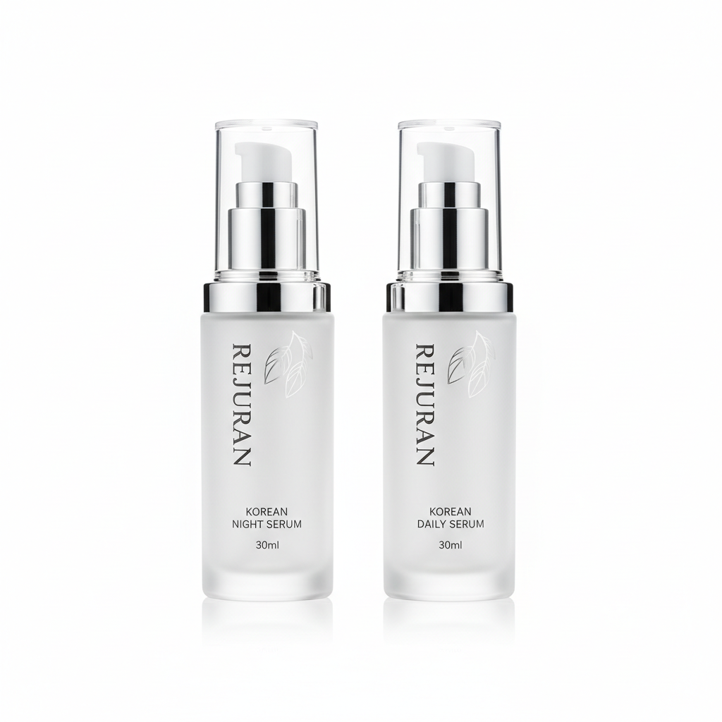 REJURAN Night Serum y Daily Serum 30ml fondo blanco