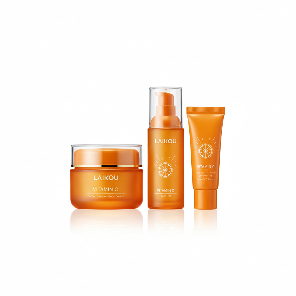 Set LAIKOU Vitamina C 3 piezas fondo blanco