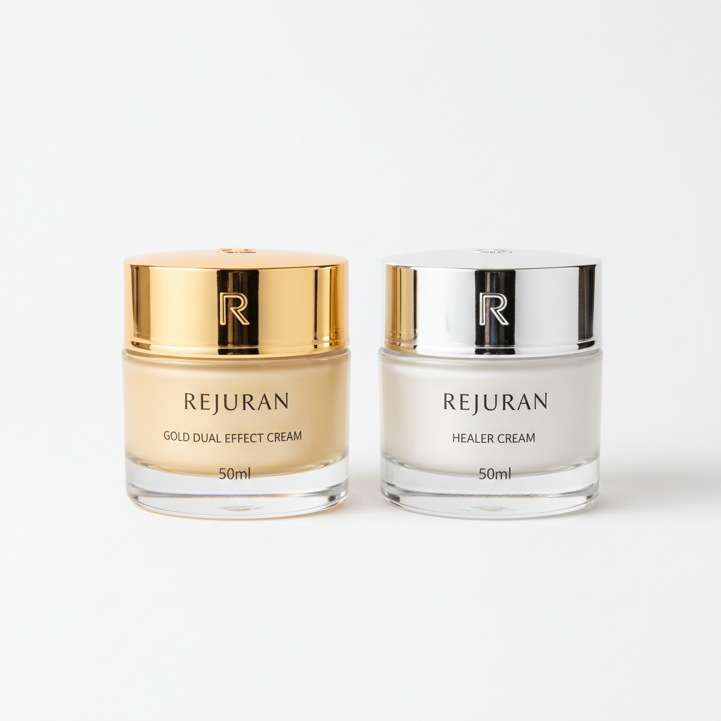 REJURAN Golden Cream y Classic Cream 50ml fondo blanco