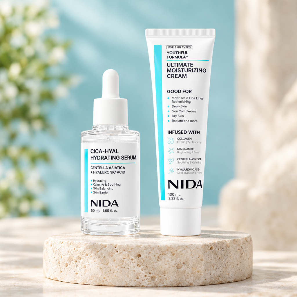 Kit NIDA de sérum hidratante y crema Ultimate