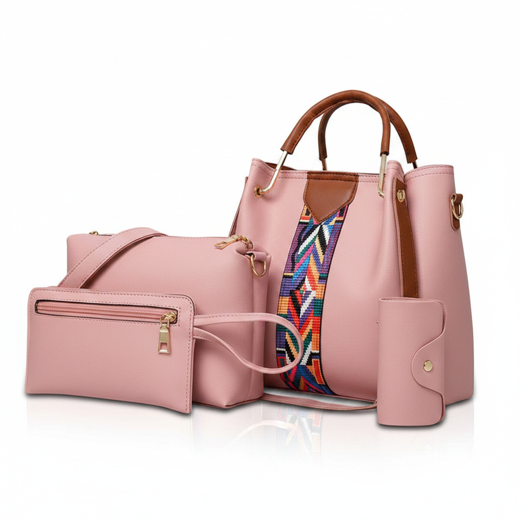 Set bolsos rosa